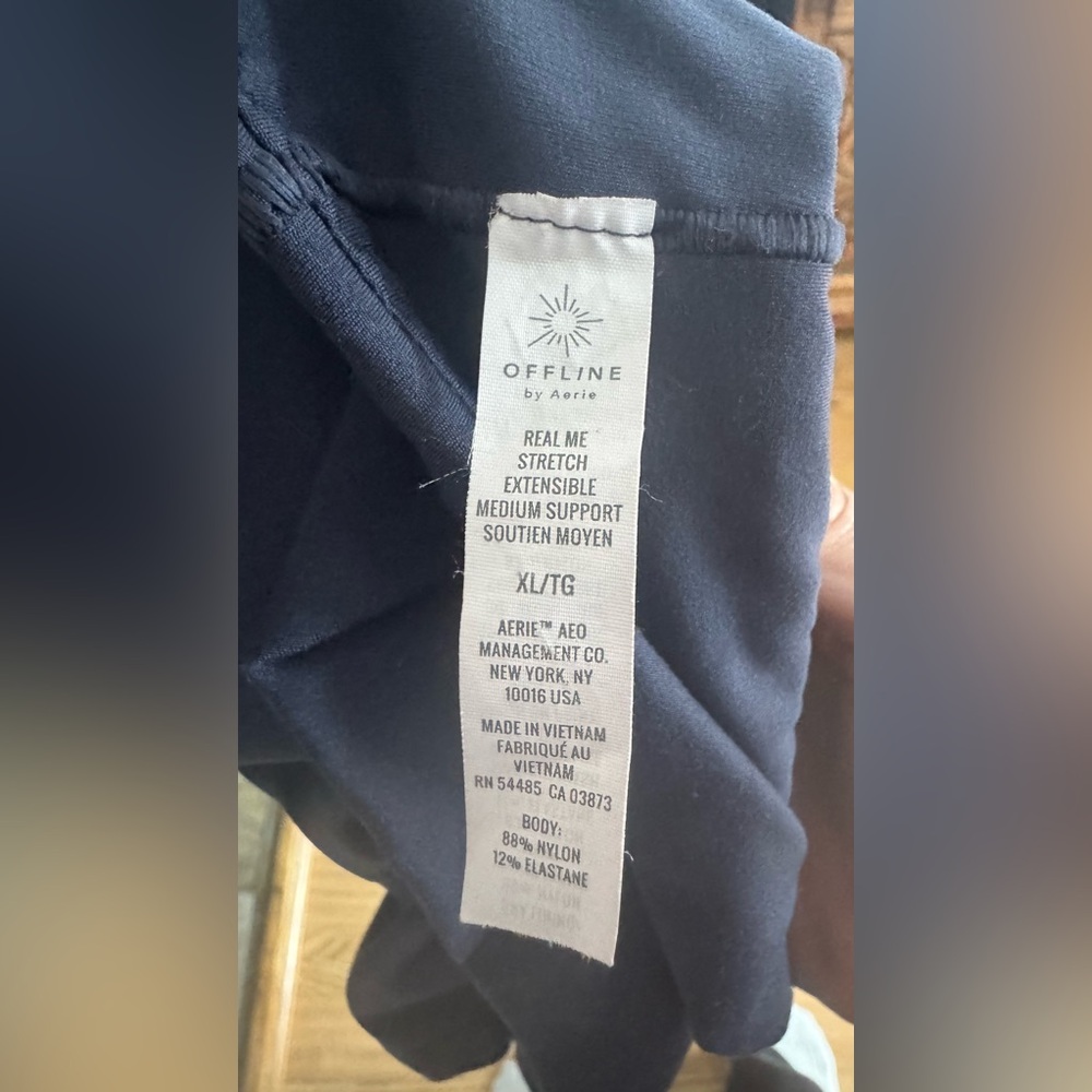 Offline by Aerie Real Me Strappy Back Sports Bra & Goals Legging Set - L/XL - Picture 4 of 10